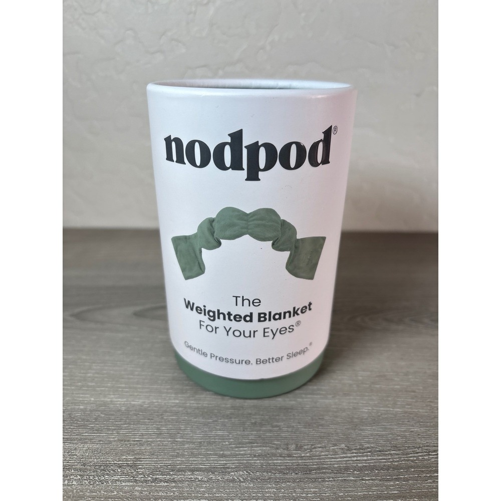 New Nodpod Weighted Sleep Mask Sage Green Brand NEW